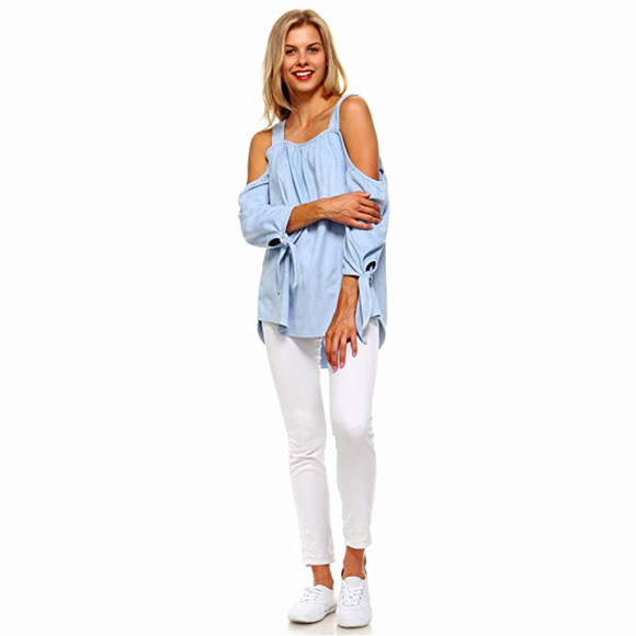 Joh Apparel Women's Austina Off Shoulder Top - Picture 1 of 3